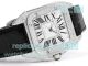 Swiss Copy Cartier Santos 100 Ladies Watch 35.6mm White Face Roman Diamond Set (4)_th.jpg